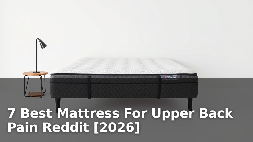 7 Best Mattress For Upper Back Pain Reddit [2026]
