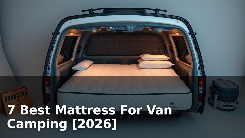 7 Best Mattress For Van Camping [2026]