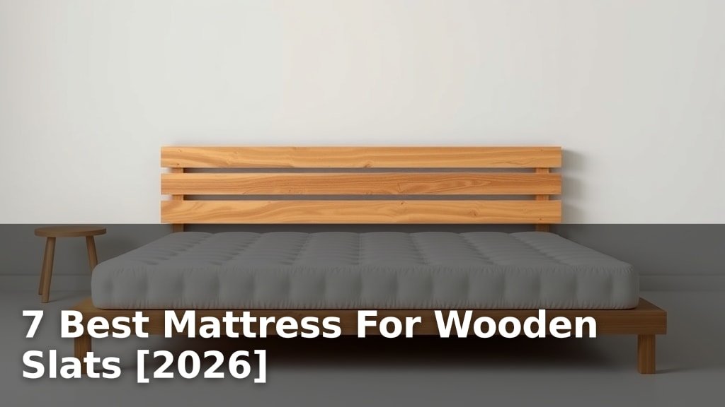7 Best Mattress For Wooden Slats [2026]
