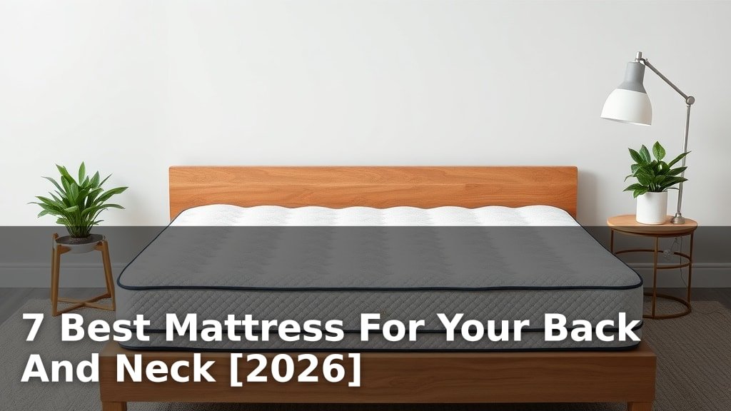 7 Best Mattress For Your Back And Neck [2026]
