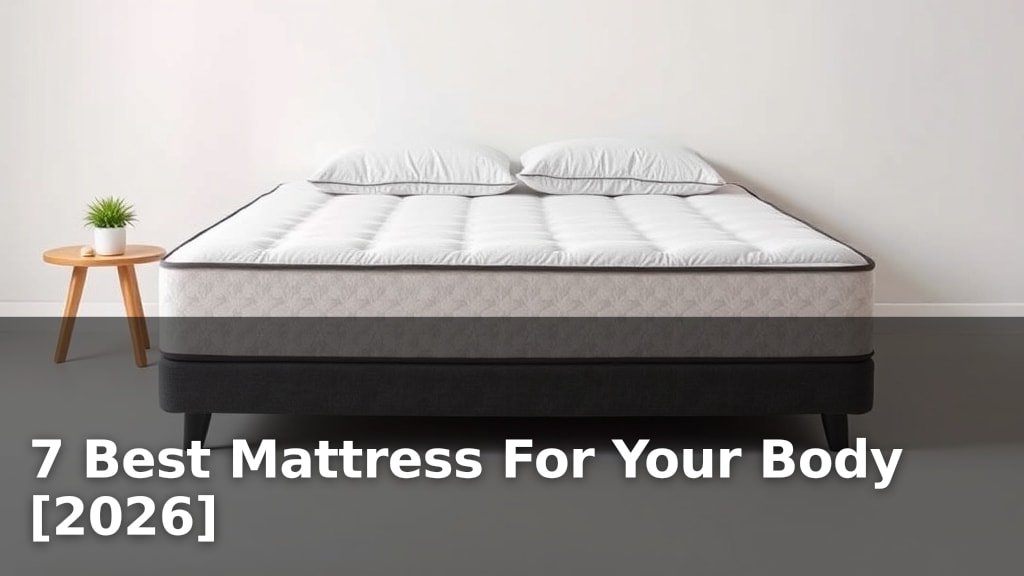 7 Best Mattress For Your Body [2026]