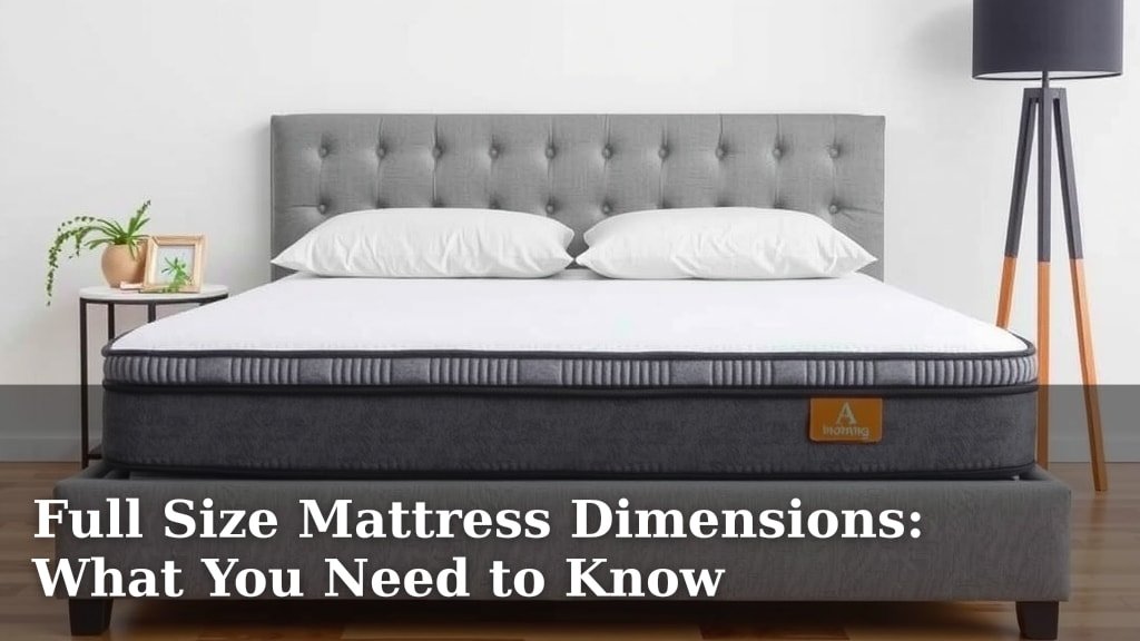 Full Size Mattress Dimensions: What You Need to Know