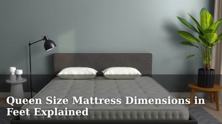 Queen Size Mattress Dimensions in Feet Explained