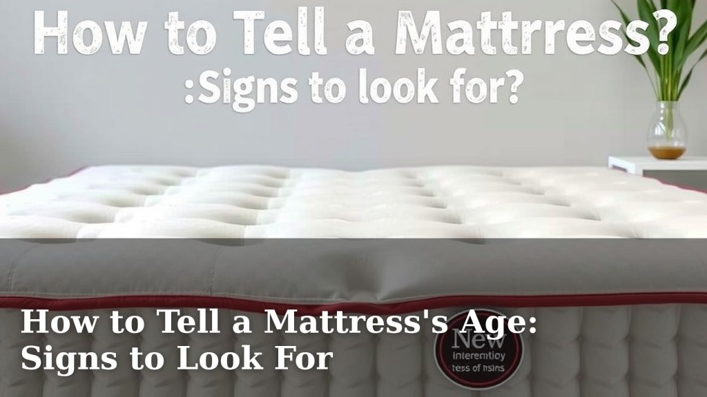 How to Tell a Mattress's Age: Signs to Look For