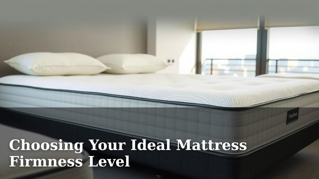 Choosing Your Ideal Mattress Firmness Level