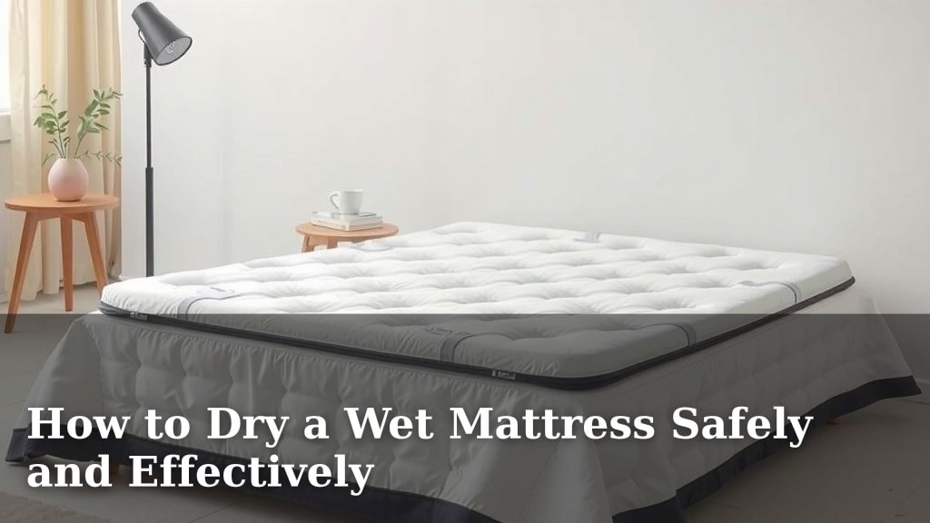 How to Dry a Wet Mattress Safely and Effectively