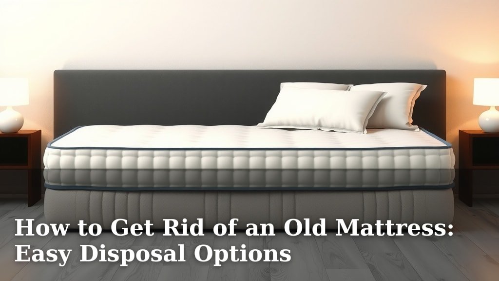 How to Get Rid of an Old Mattress: Easy Disposal Options