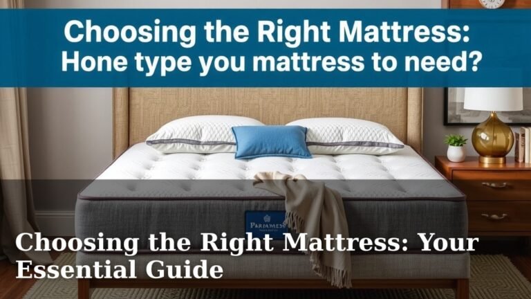 Choosing the Right Mattress: Your Essential Guide