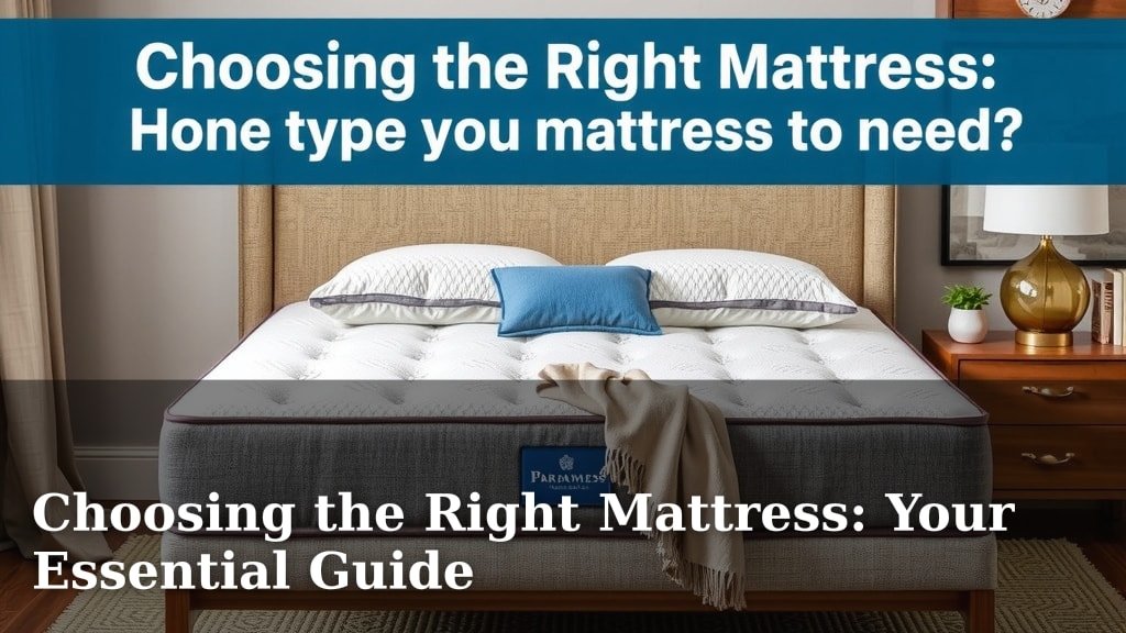 Choosing the Right Mattress: Your Essential Guide