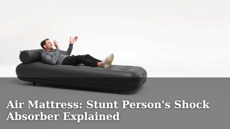 Air Mattress: Stunt Person’s Shock Absorber Explained