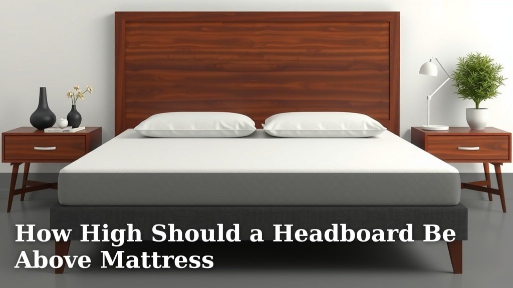 How High Should a Headboard Be Above Mattress