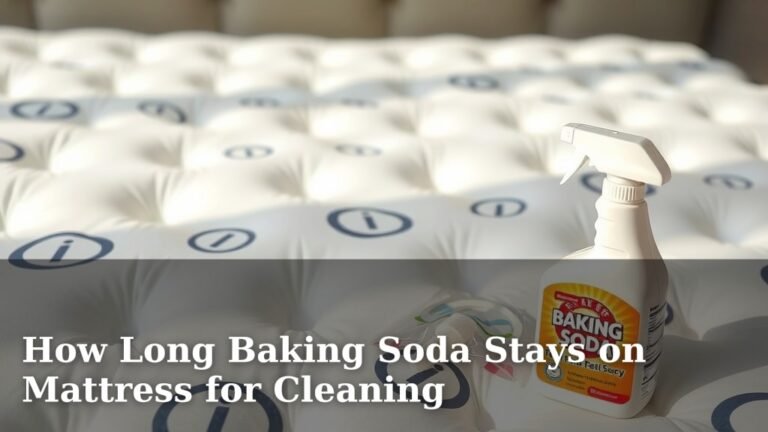 How Long Baking Soda Stays on Mattress for Cleaning