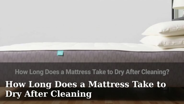 How Long Does a Mattress Take to Dry After Cleaning