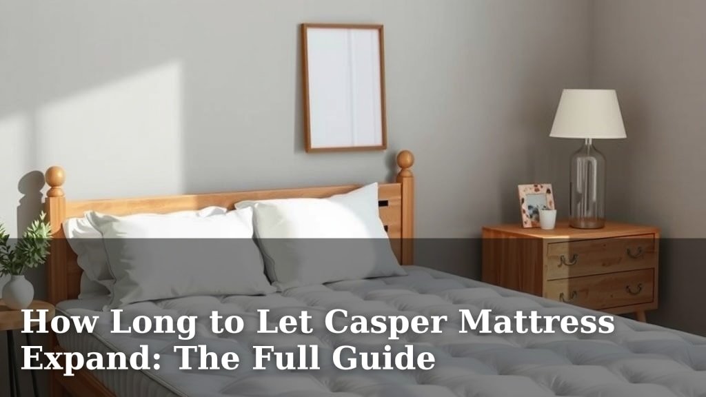 How Long to Let Casper Mattress Expand: The Full Guide