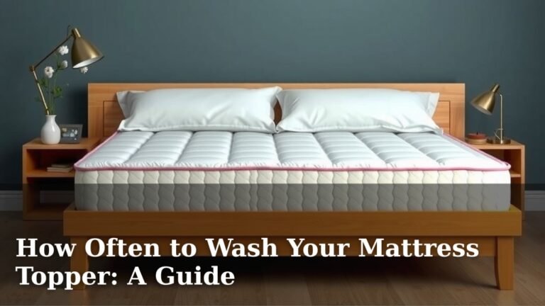 How Often to Wash Your Mattress Topper: A Guide