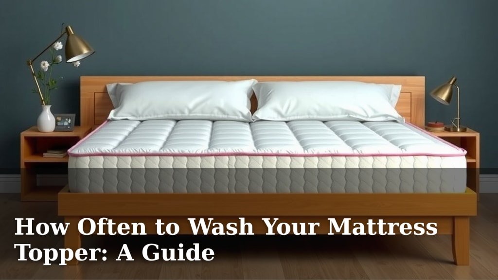 How Often to Wash Your Mattress Topper: A Guide
