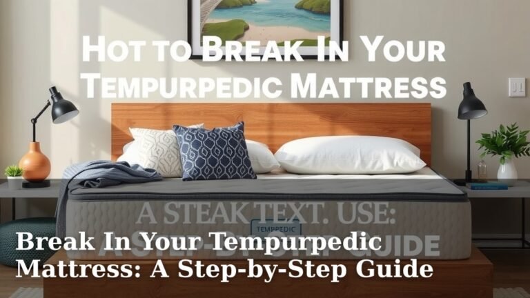 Break In Your Tempurpedic Mattress: A Step-by-Step Guide