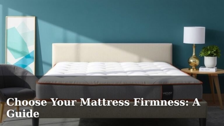 Choose Your Mattress Firmness: A Guide