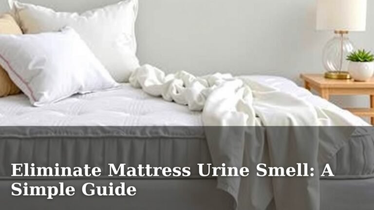 Eliminate Mattress Urine Smell: A Simple Guide