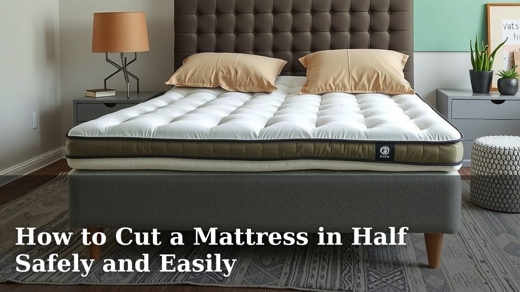How to Cut a Mattress in Half Safely and Easily