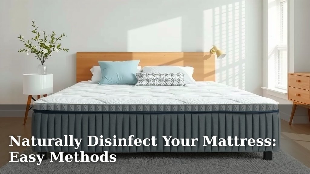 Naturally Disinfect Your Mattress: Easy Methods
