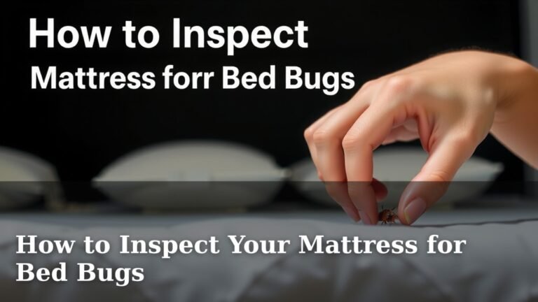 How to Inspect Your Mattress for Bed Bugs