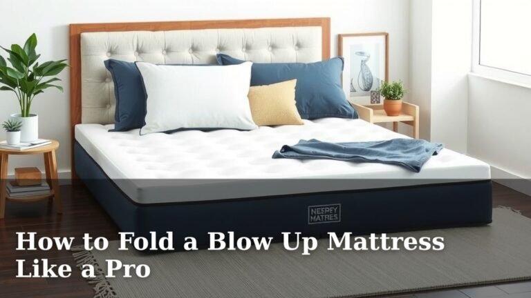 How to Fold a Blow Up Mattress Like a Pro