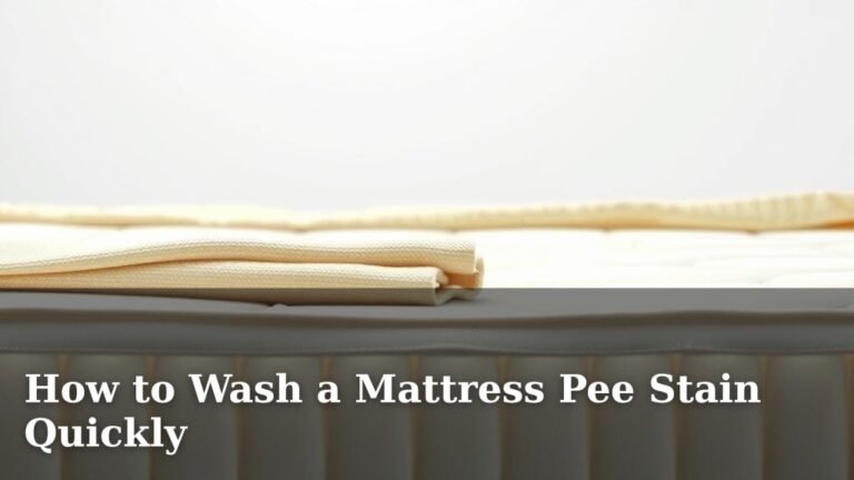 How to Wash a Mattress Pee Stain Quickly