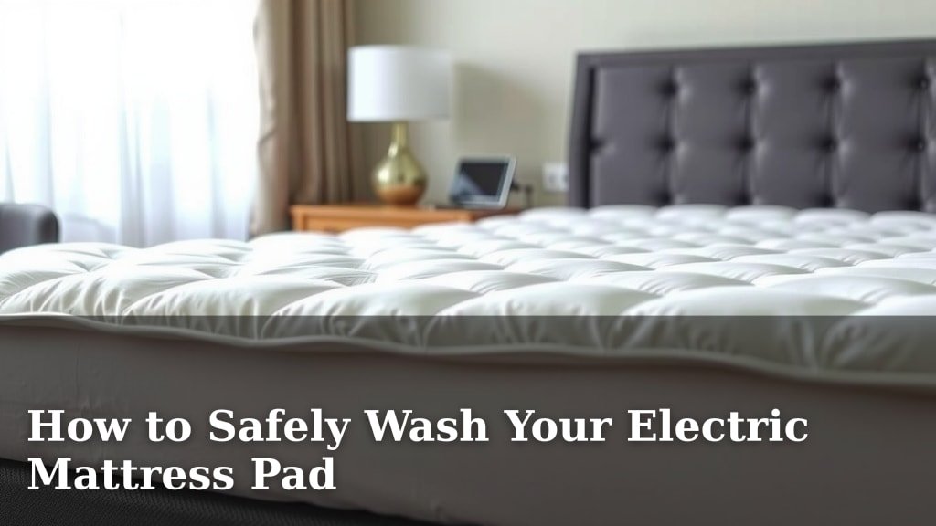 How to Safely Wash Your Electric Mattress Pad