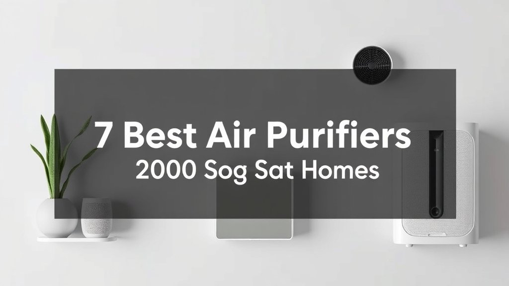 7 Best Air Purifiers for 2000 Sq Ft Homes