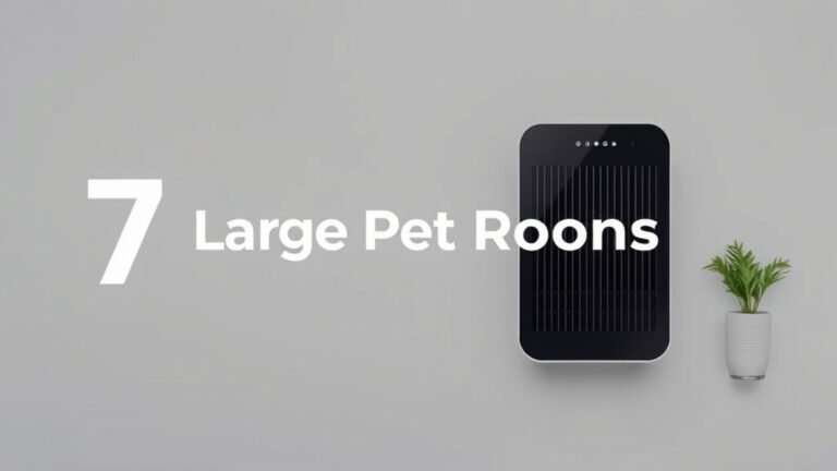 7 Best Air Purifiers for Large Pet Rooms