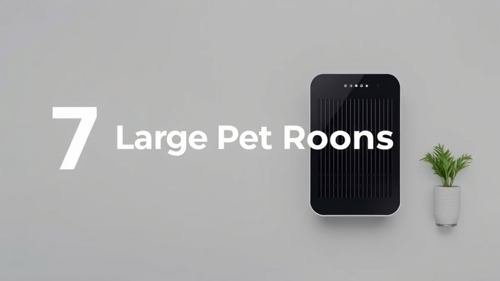 7 Best Air Purifiers for Large Pet Rooms