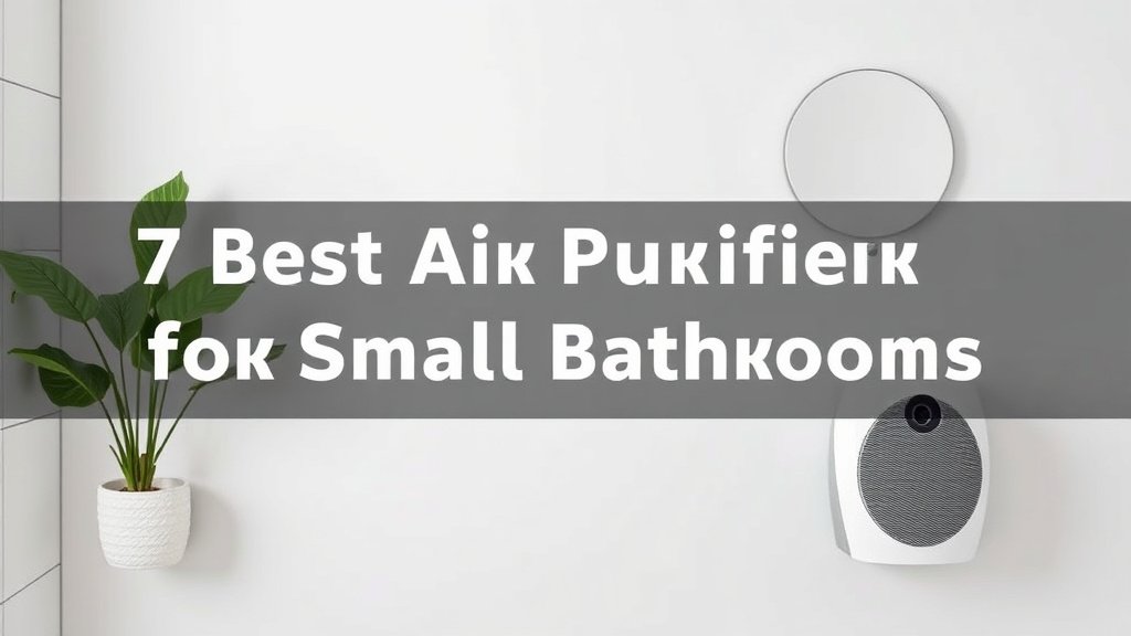 7 Best Air Purifiers for Small Bathrooms