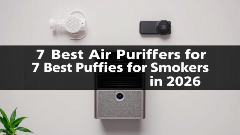 7 Best Air Purifiers for Smokers in 2026