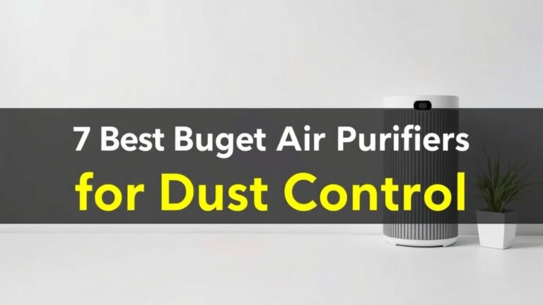 7 Best Budget Air Purifiers for Dust Control