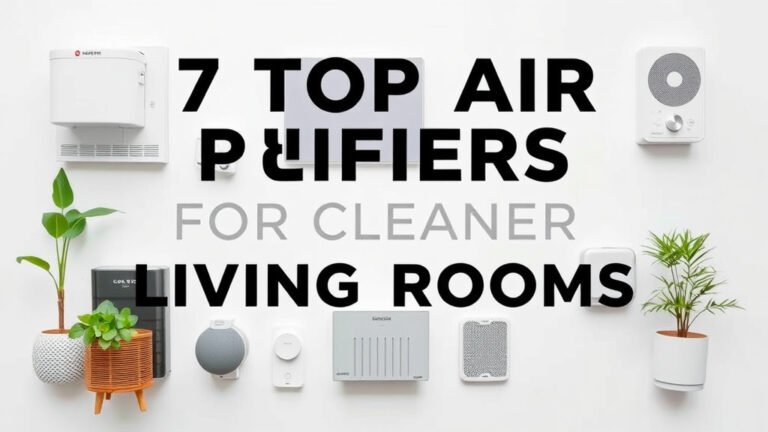 7 Top Air Purifiers for Cleaner Living Rooms