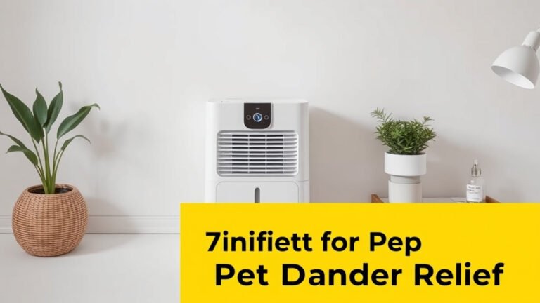 7 Top Air Purifiers for Pet Dander Relief