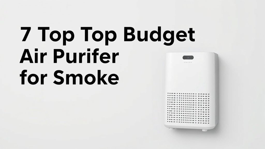 7 Top Budget Air Purifiers for Smoke Removal
