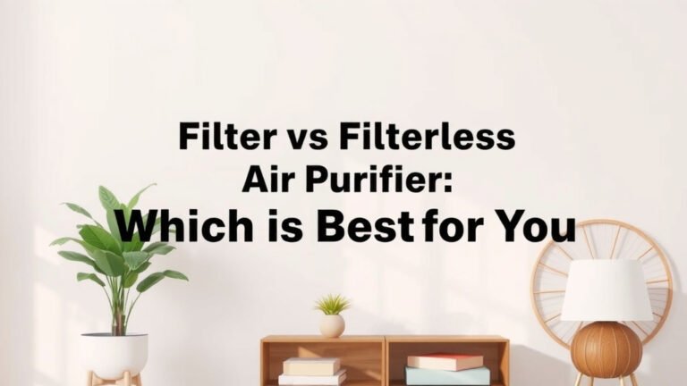 Filter vs Filterless Air Purifier: Which is Best For You