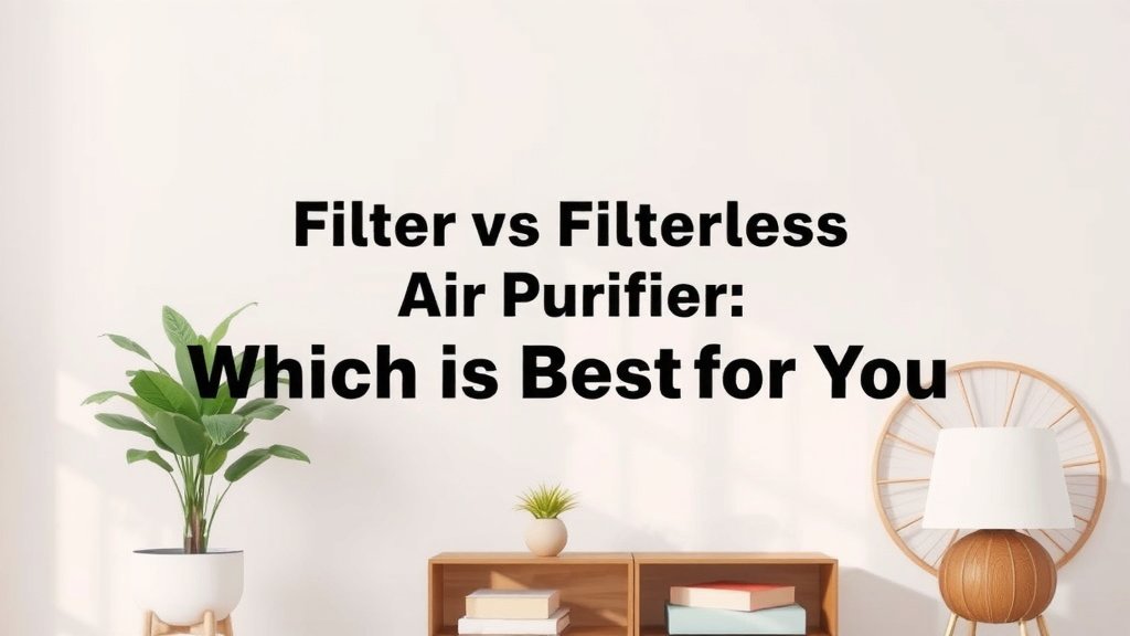 Filter vs Filterless Air Purifier: Which is Best For You