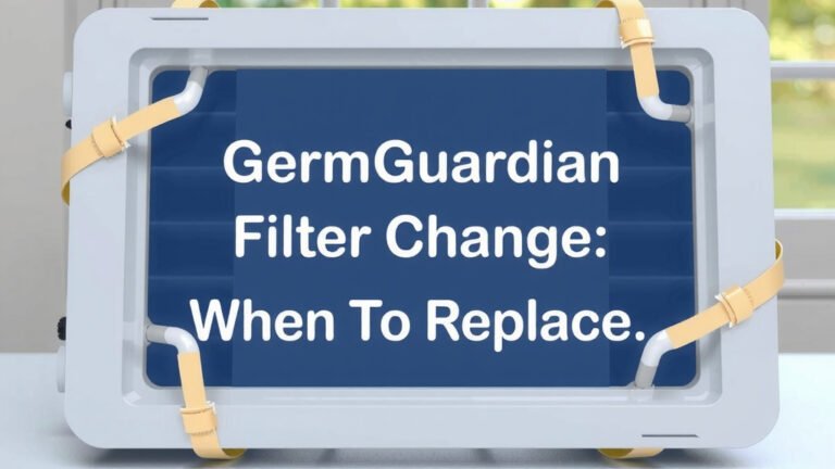 GermGuardian Air Purifier Filter Change: When To Replace
