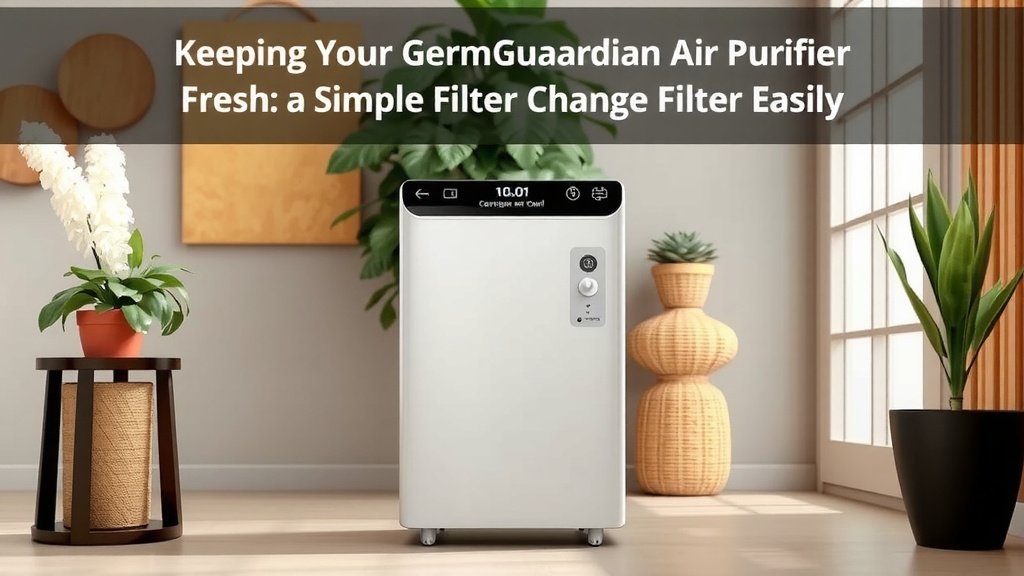 Keeping Your GermGuardian Air Purifier Fresh: A Simple Filter Change Guide