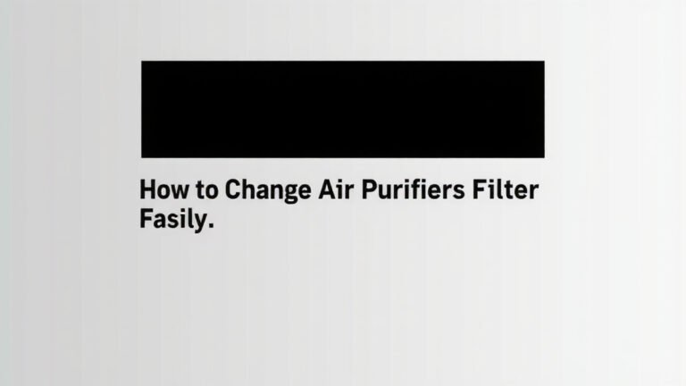 How to Change GermGuardian Air Purifier Filter Easily