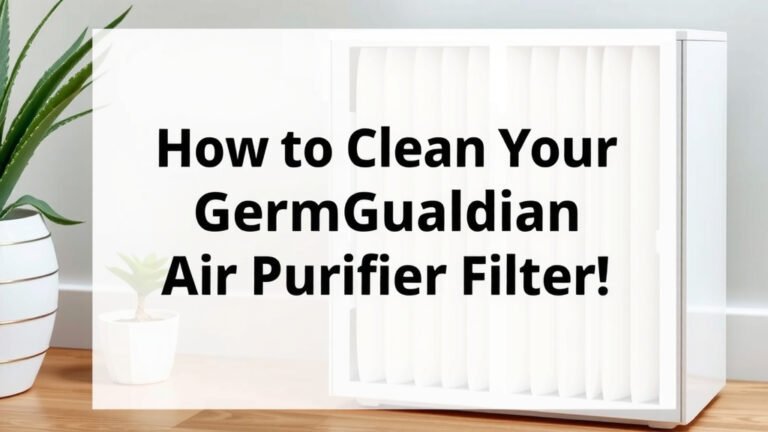 How to Clean Your GermGuardian Air Purifier Filter