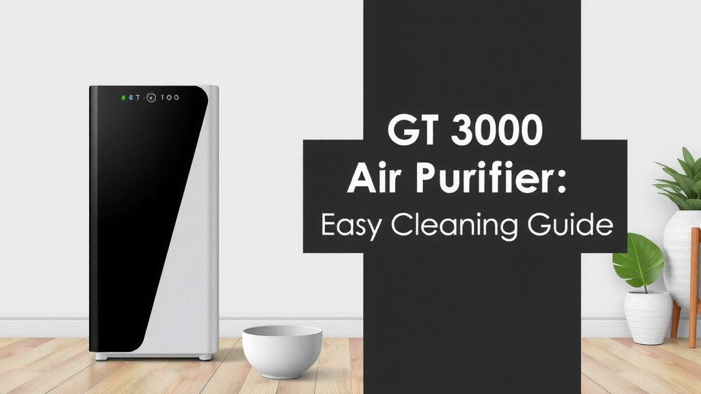 GT 3000 Air Purifier: Easy Cleaning Guide