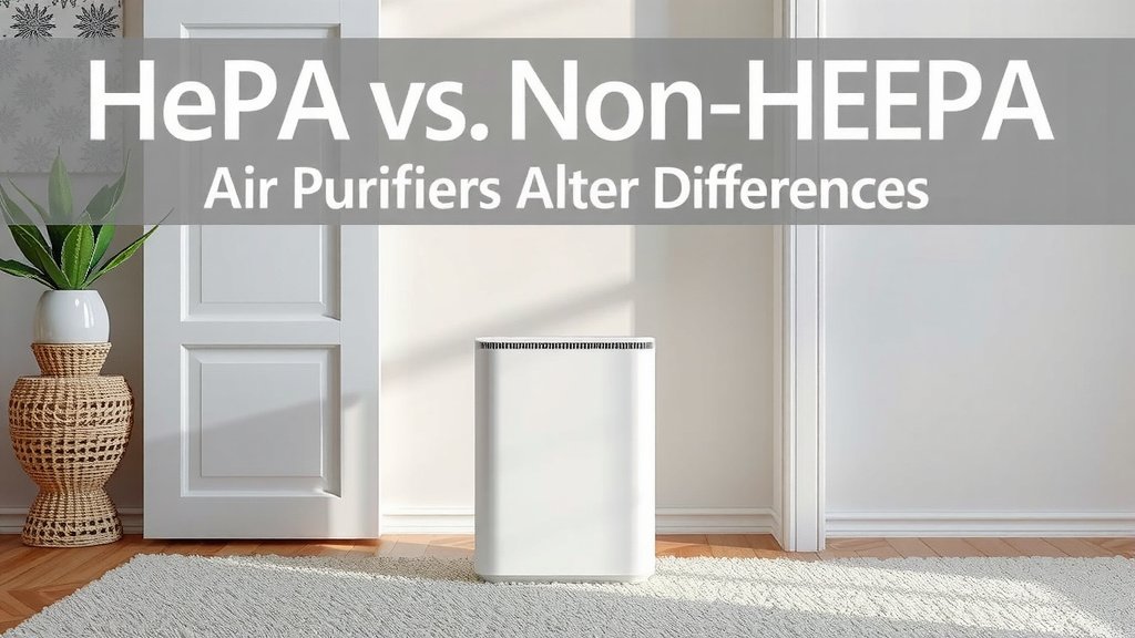 HEPA vs. Non-HEPA: Understanding Air Purifier Filter Differences
