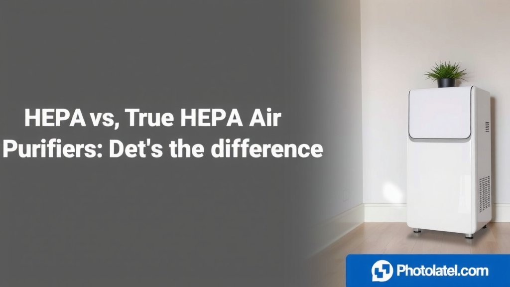 HEPA vs True HEPA Air Purifiers: What's the Difference