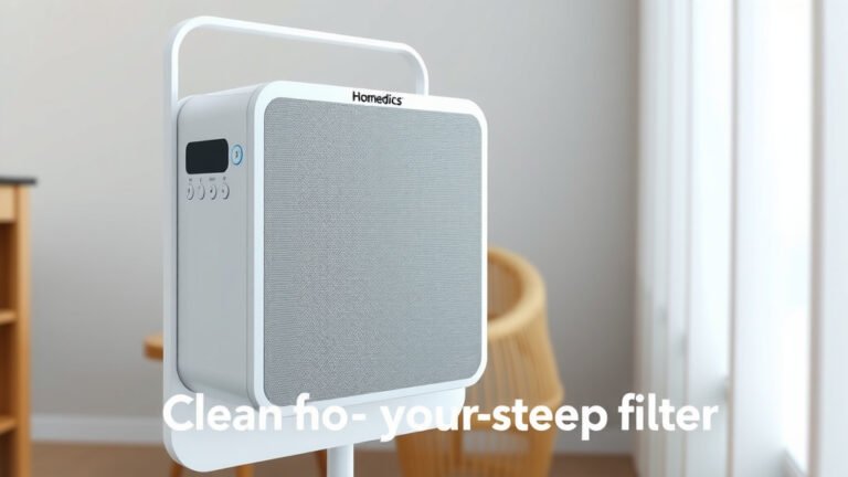 Clean HoMedics Air Purifier Filter: Easy Step-by-Step Guide