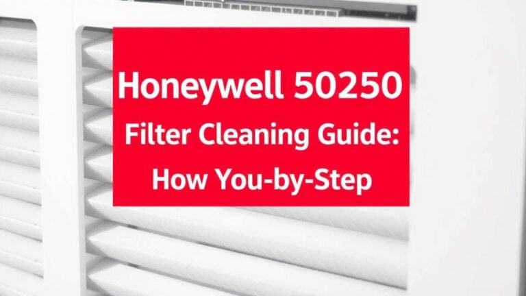 Honeywell 50250 Filter Cleaning Guide: Step-by-Step
