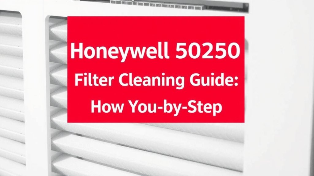 Honeywell 50250 Filter Cleaning Guide: Step-by-Step